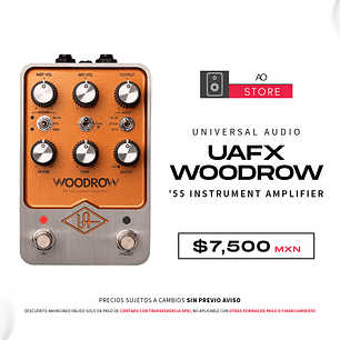 Universal Audio Uafx Woodrow '55 Instrument Amplifier Pedal de Efectos