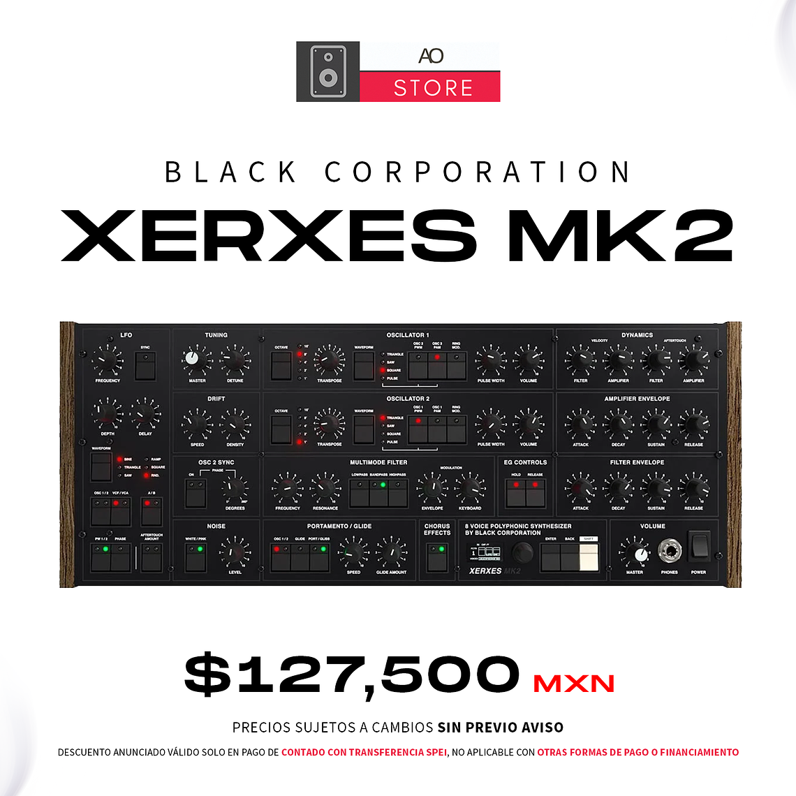 Black Corporation Xerxes Mk2 Sintetizador Polifónico Análogo 1