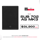 RCF Sub 702 As Mk3 Subwoofer Activo 1