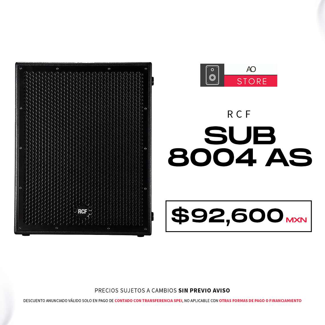 RCF Sub 8004 As Subwoofer Activo 1