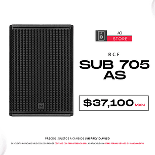 RCF Sub 705 As Mk3 Subwoofer Activo