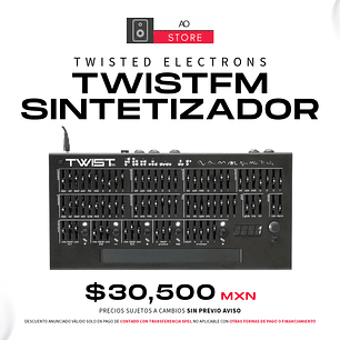 Twisted Electrons Twistfm Sintetizador Polifónico