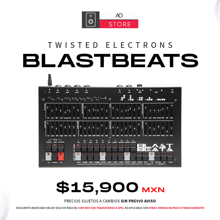 Twisted Electrons BlastBeats Caja de Ritmos 1