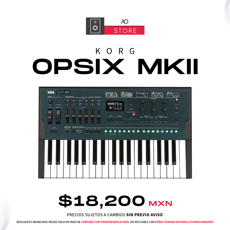 Korg Opsix MkII Sintetizador FM 1