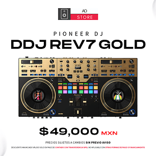 Pioneer DJ DDJ REV7 Gold Controlador para DJ de 2 Canales Estilo Scratch