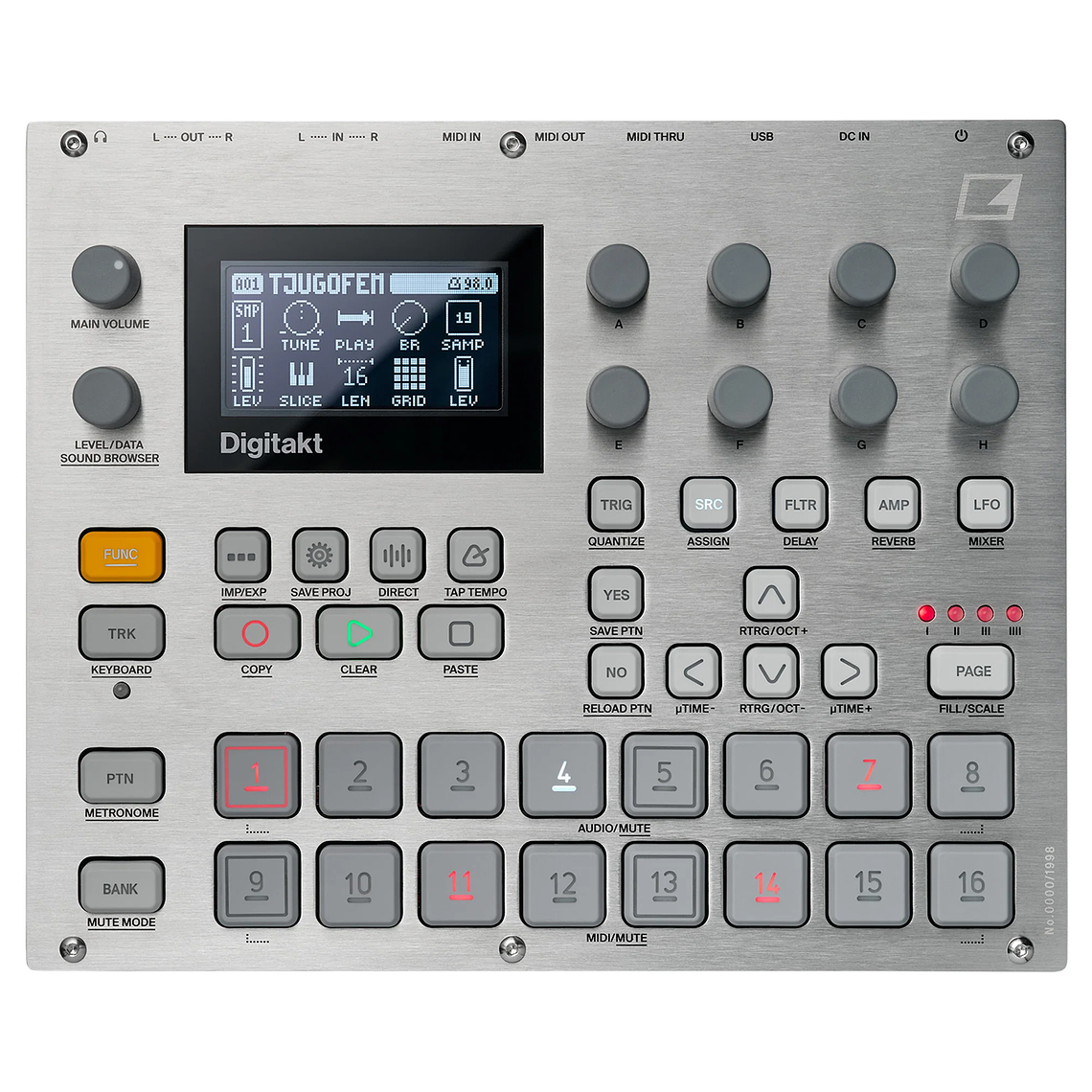 Elektron Digitakt Edición E25 Caja de Ritmos 2