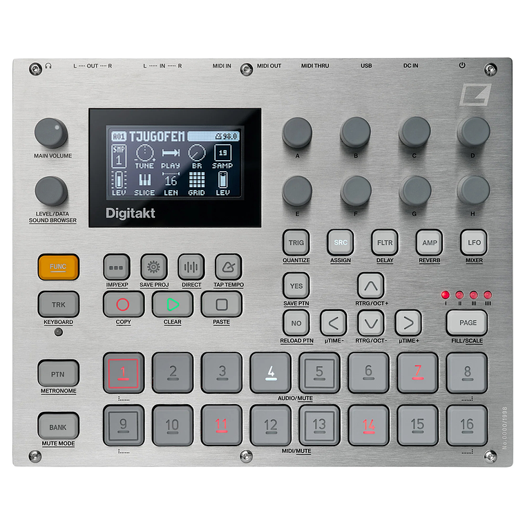 Elektron Digitakt Edición E25 Caja de Ritmos 2
