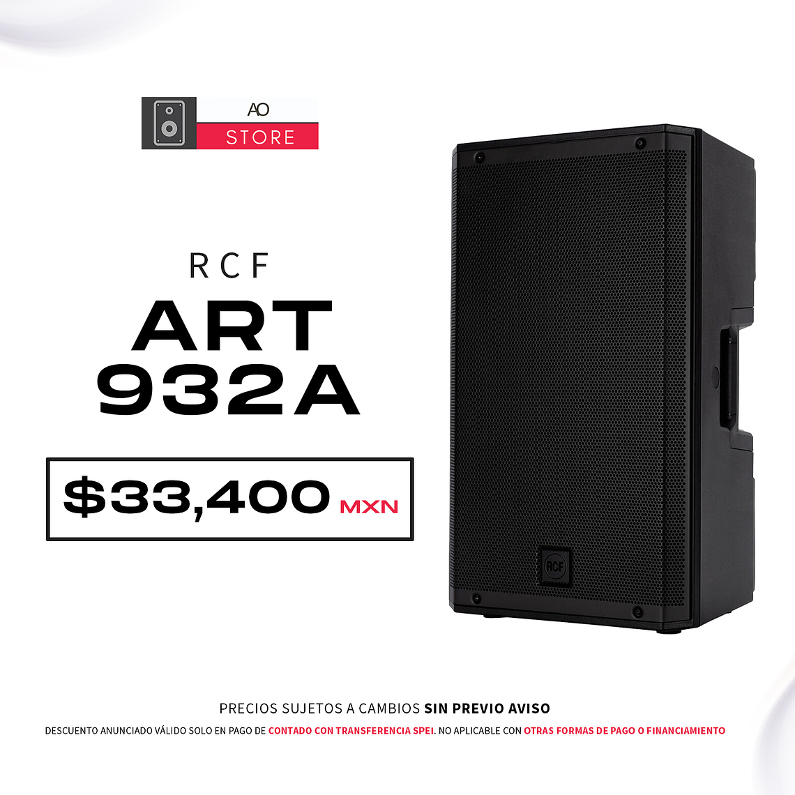 RCF ART 932A Bocina Activa 1