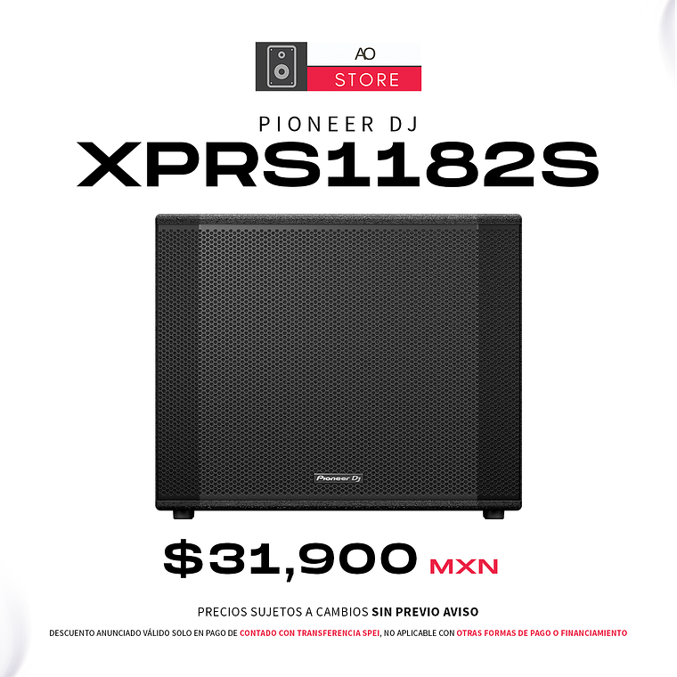 Pioneer DJ XPRS1182S Subwoofer Activo 1