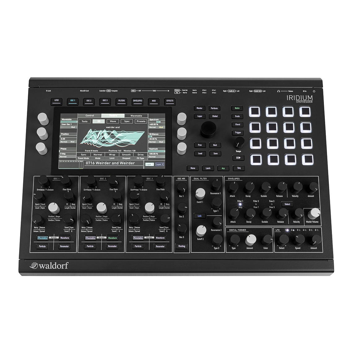 Waldorf Iridium Desktop Sintetizador Polifónico de 16 Voces 2