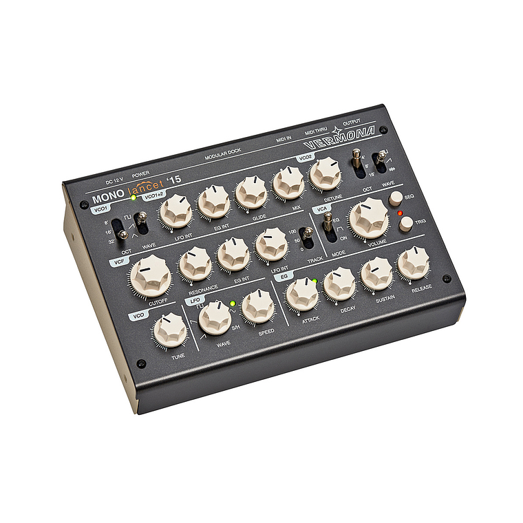 Vermona Mono Lancet '15 Desktop Sintetizador Monofónico 3