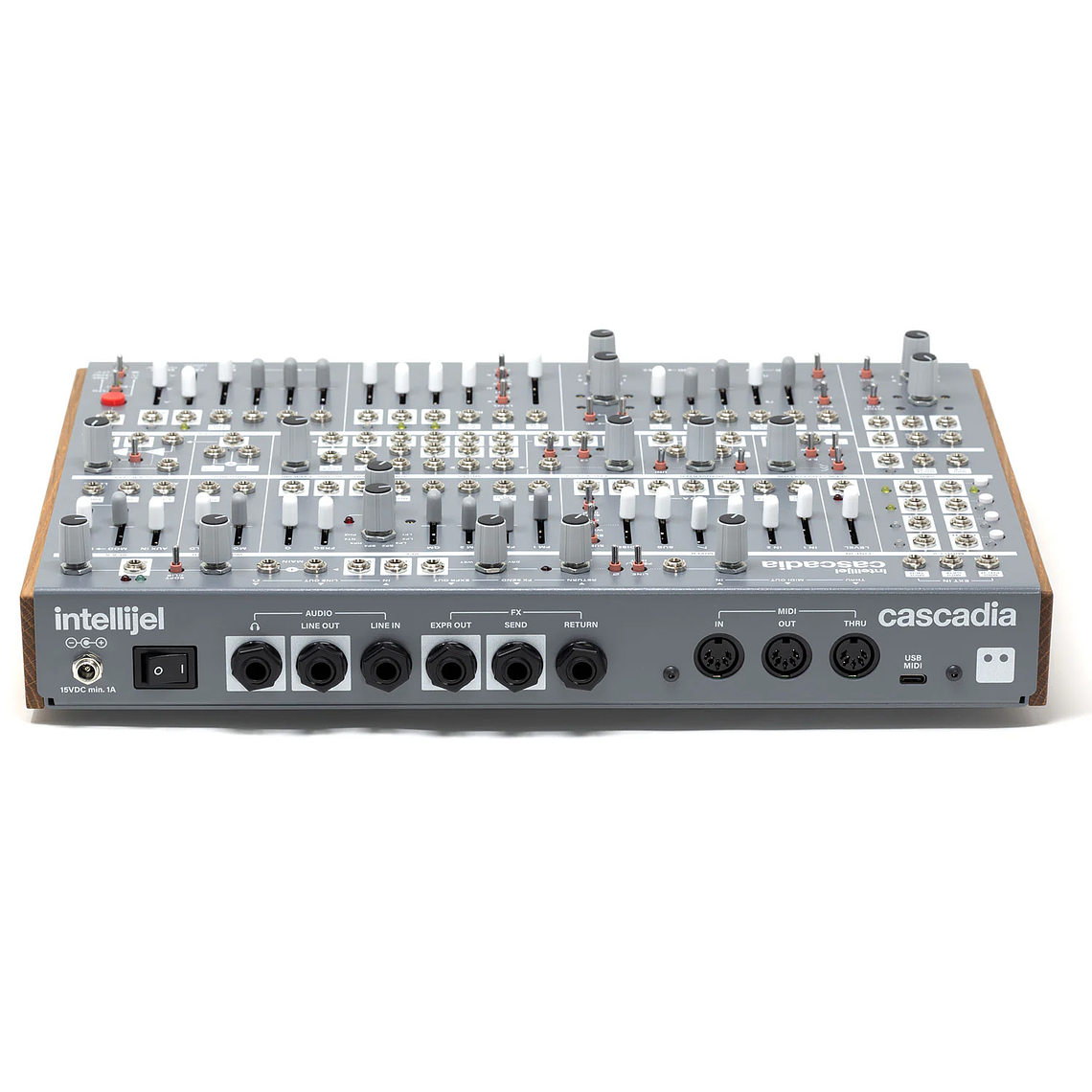 Intellijel Cascadia East & West Coast Edición Dark Grey Sintetizador Semi Modular 5