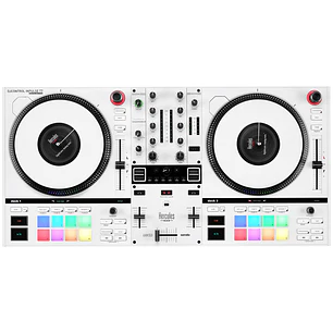 Hercules DJControl Inpulse T7 Edición Limitada White Controlador para DJ de 2 Canales Estilo Scratch