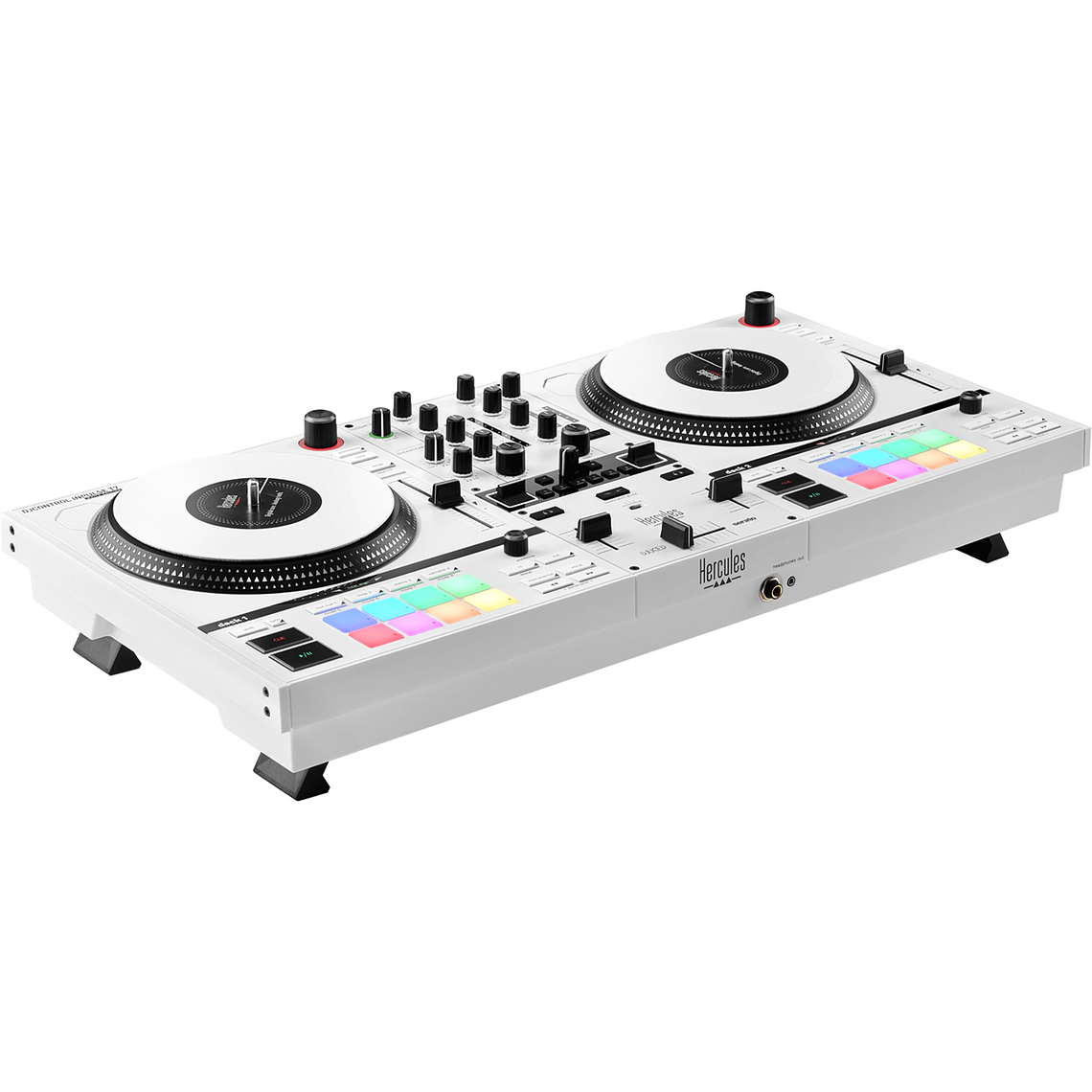 Hercules DJControl Inpulse T7 Edición Limitada White Controlador para DJ de 2 Canales Estilo Scratch 4
