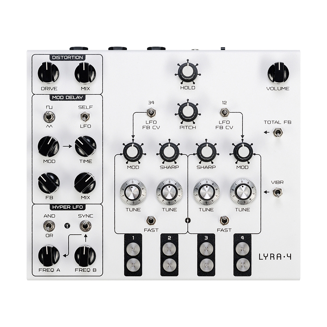 Soma Laboratory Lyra 4 Organismic Drone White Sintetizador 2