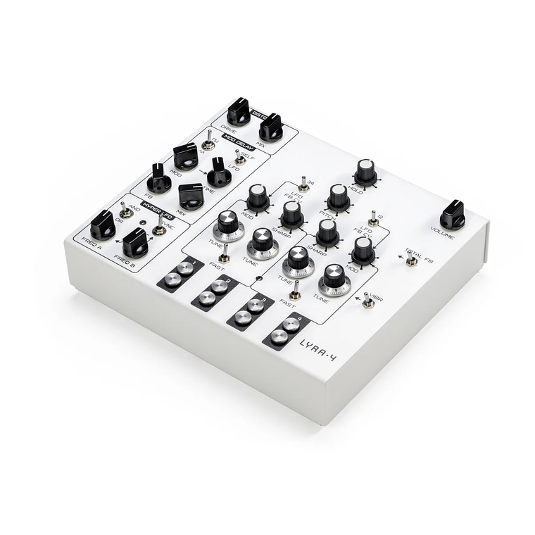 Soma Laboratory Lyra 4 Organismic Drone White Sintetizador 3