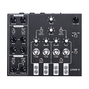 Soma Laboratory Lyra 4 Organismic Drone Black Sintetizador