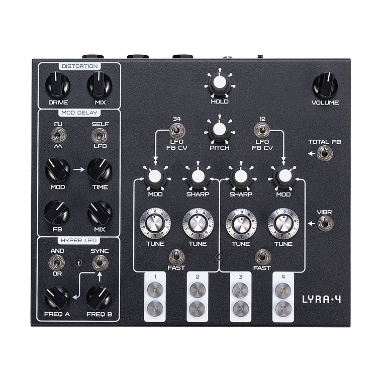 Soma Laboratory Lyra 4 Organismic Drone Black Sintetizador 2