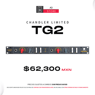 Chandler Limited TG2 Preamplificador de 2 Canales 