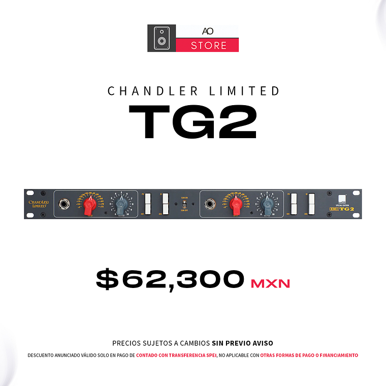 Chandler Limited TG2 Preamplificador de 2 Canales  1