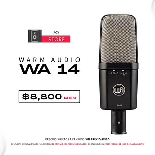 Warm Audio WA 14 Micrófono de Condensador