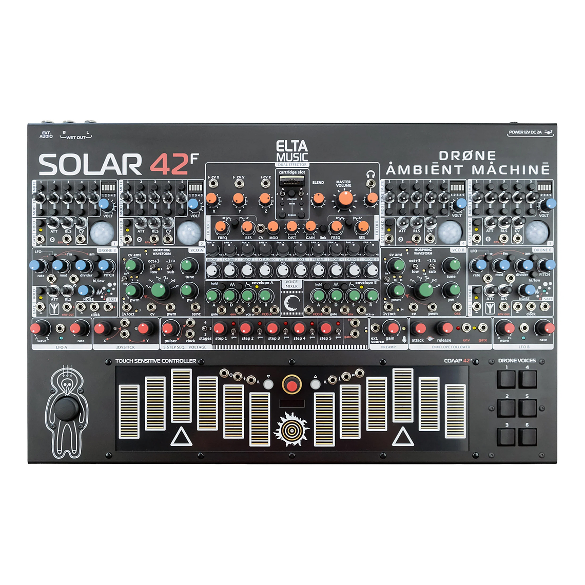Elta Music Solar 42F Drone Ambient Sintetizador Semi Modular 2