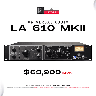 Universal Audio LA 610 MKII Preamplificador y Compresor
