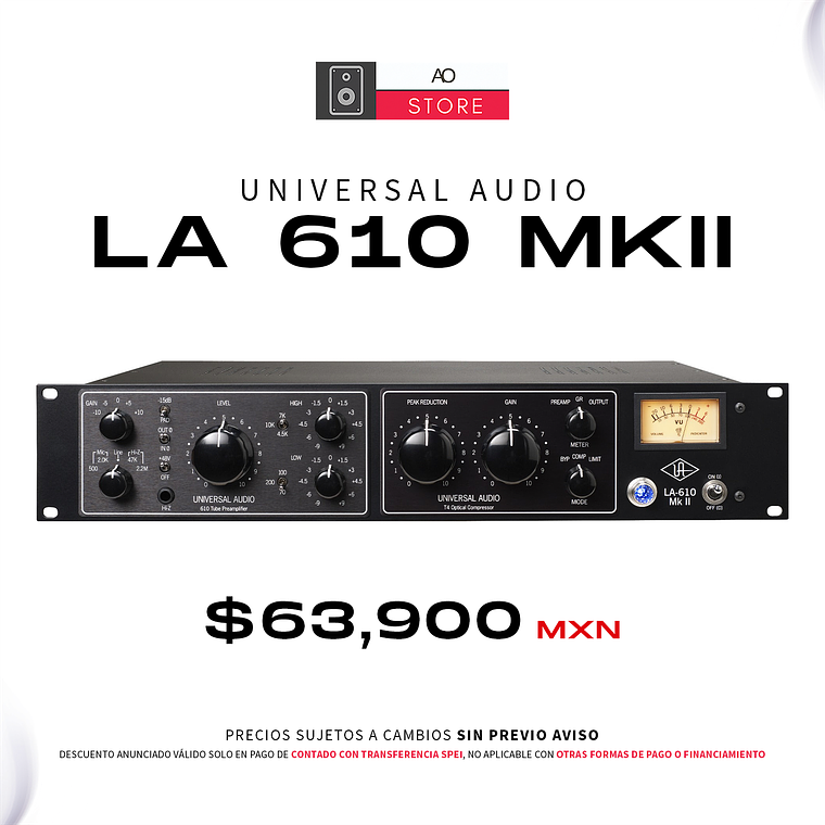 Universal Audio LA 610 MKII Preamplificador y Compresor 1