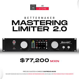 Bettermaker Mastering Limiter 2.0 Limitador para Masterización