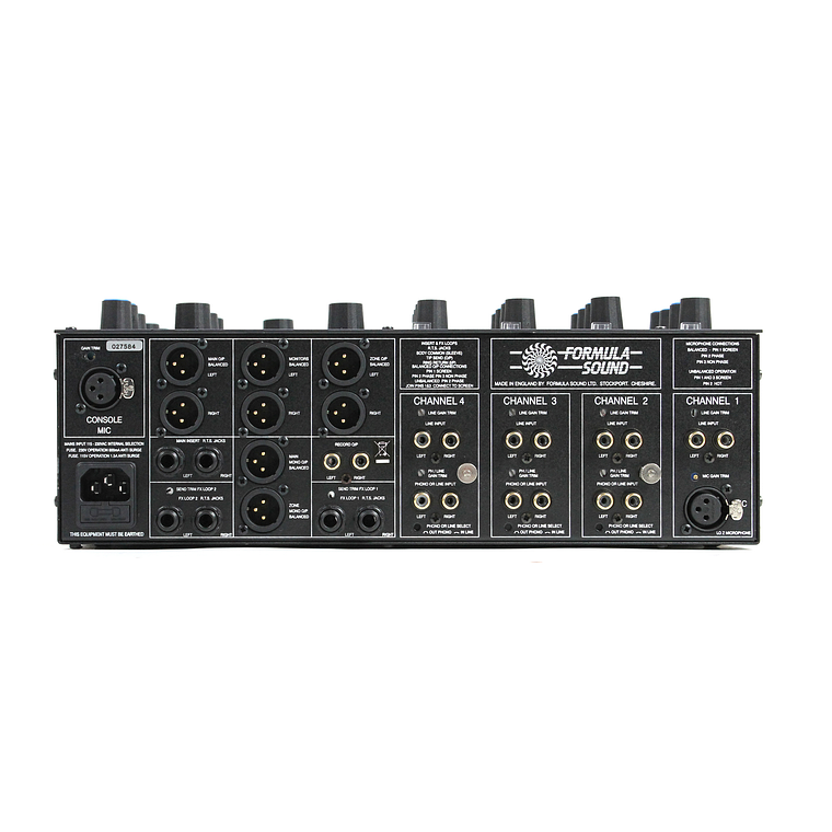 Formula Sound FF 4000 Mezcladora para DJ de 4 Canales  5