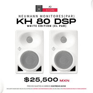 Neumann KH 80 DSP White Edition Monitores de Estudio (2 Piezas)