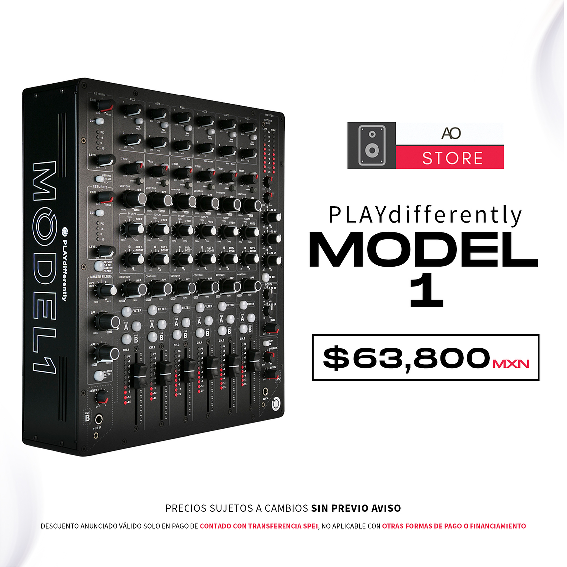 PLAYdifferently Model 1 Mezcladora para DJ 1