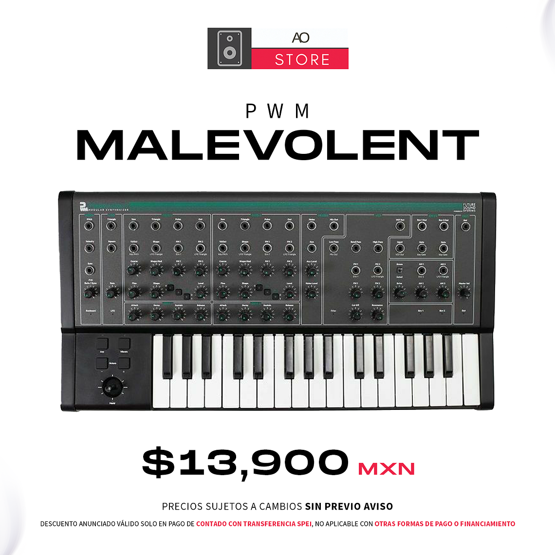 PWM Malevolent Sintetizador Semi Modular 1