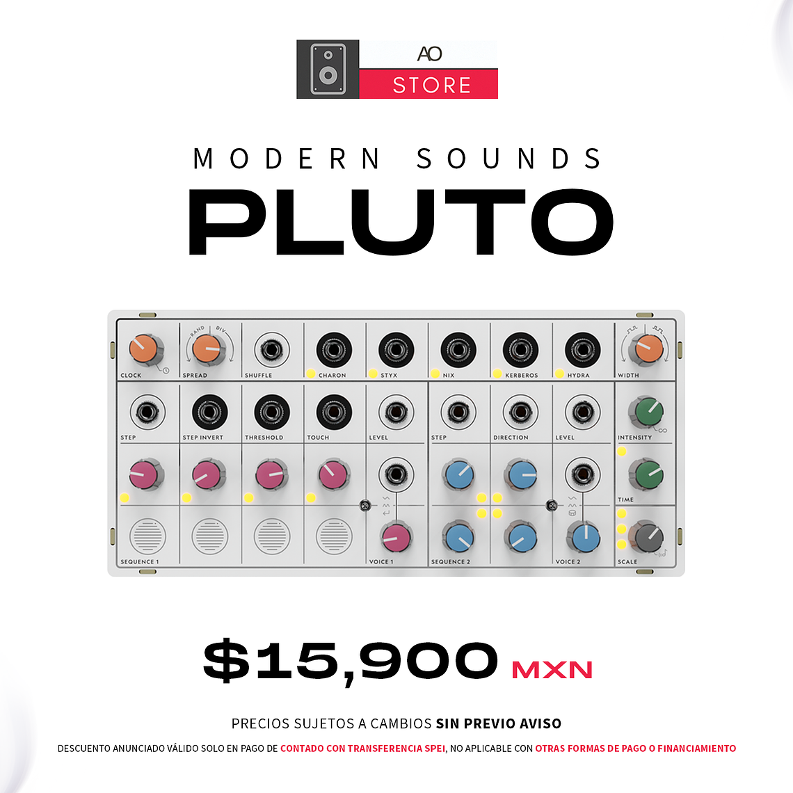 Modern Sounds Pluto Mini Sintetizador Semi Modular 1