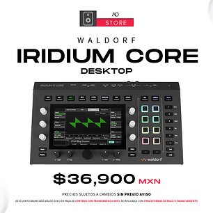 Waldorf Iridium Core Desktop Sintetizador Polifónico