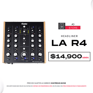 Headliner LA R4 Mezclador Rotativo de 4 Canales