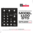 Alpha Recording System Model 1100 Std Mezclador Rotativo de 2 Canales 1