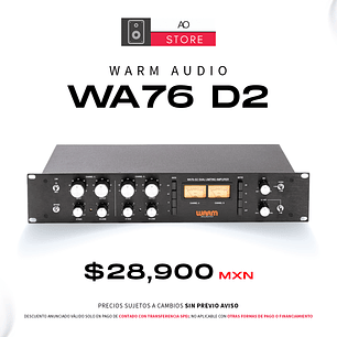 Warm Audio WA76 D2 Compresor Dual 