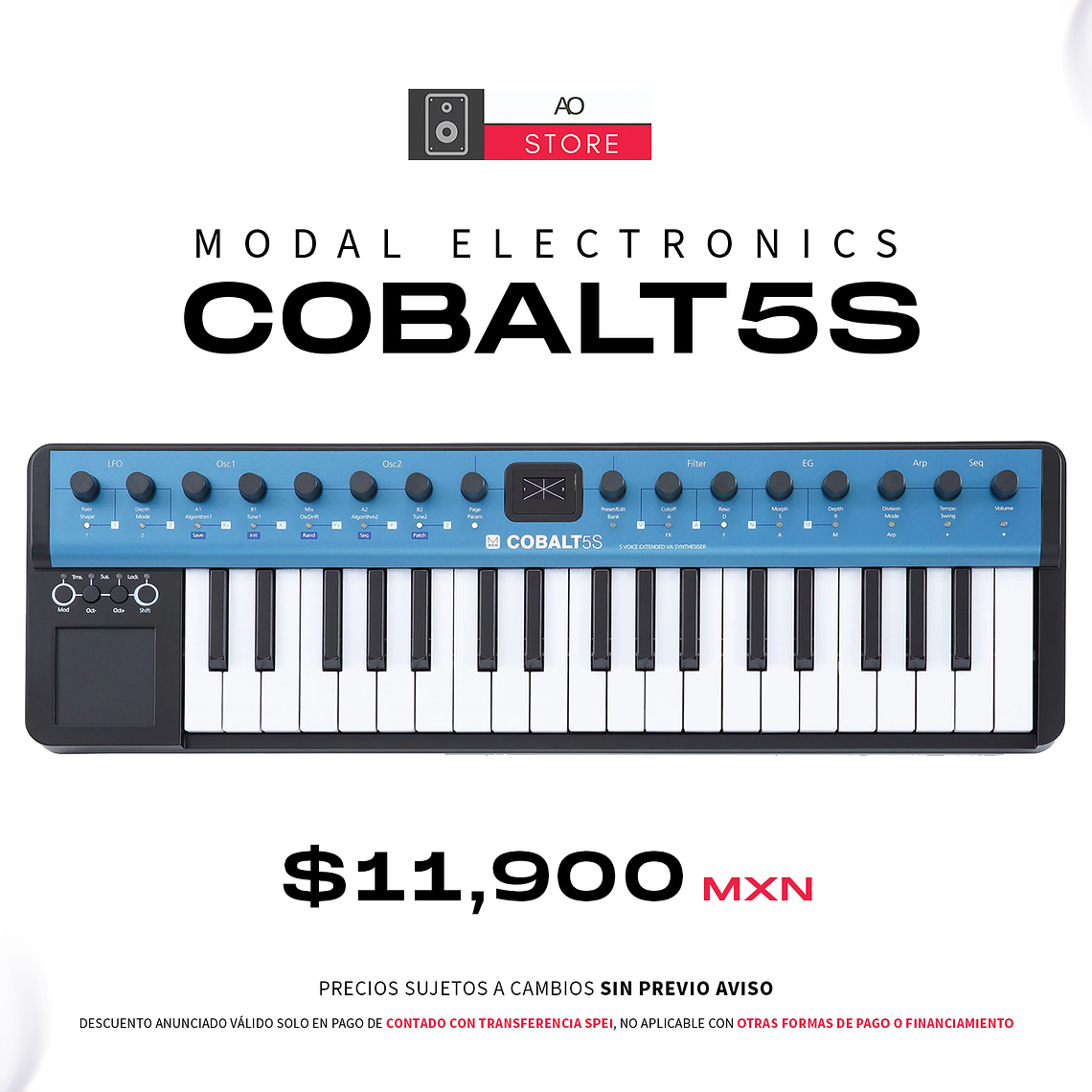 Modal Electronics Cobalt5s Sintetizador Analógico 1
