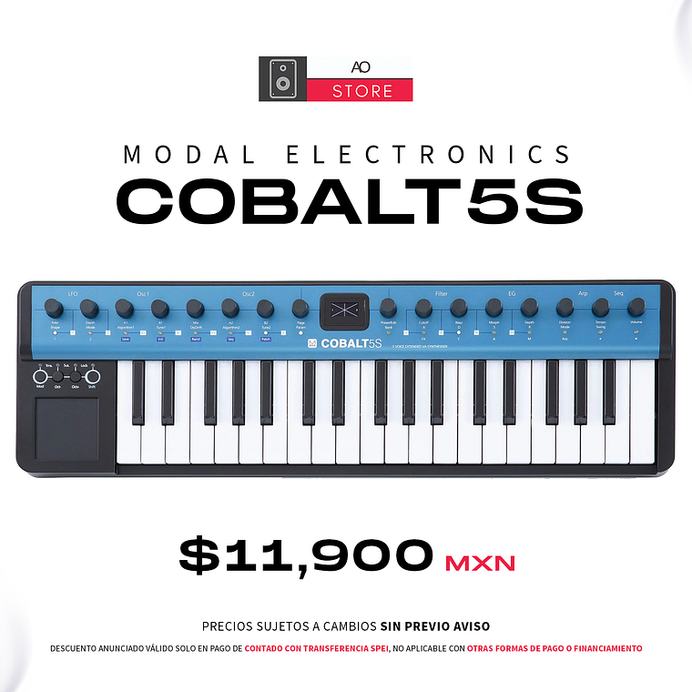 Modal Electronics Cobalt5s Sintetizador Analógico 1