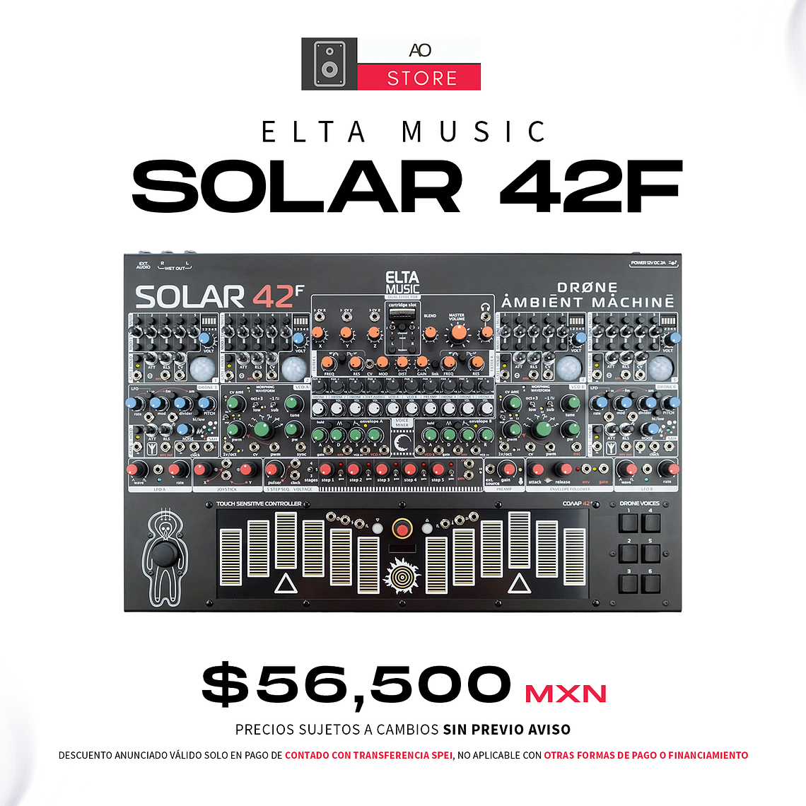 Elta Music Solar 42F Drone Ambient Sintetizador Semi Modular 1