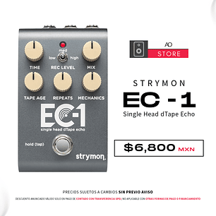Strymon Ec 1 Single Head dTape Echo Pedal Delay