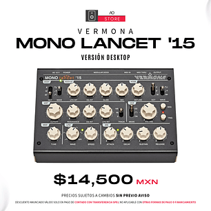 Vermona Mono Lancet '15 Desktop Sintetizador Monofónico