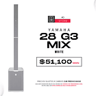LD Systems 28 G3 Mix White Sistema De Audio En Torre 1