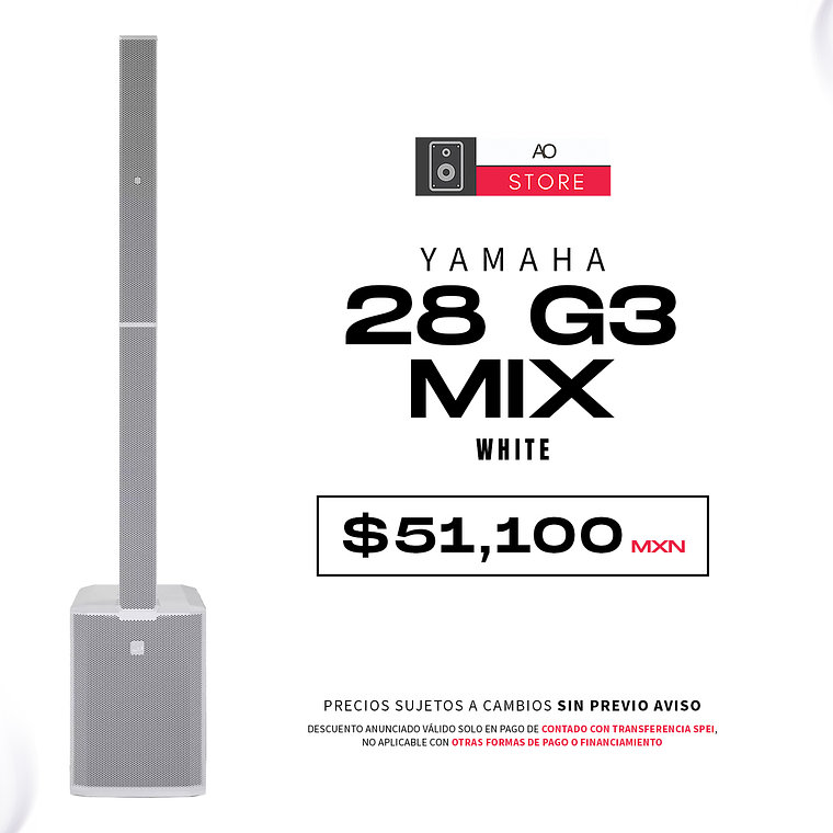 LD Systems 28 G3 Mix White Sistema De Audio En Torre 1