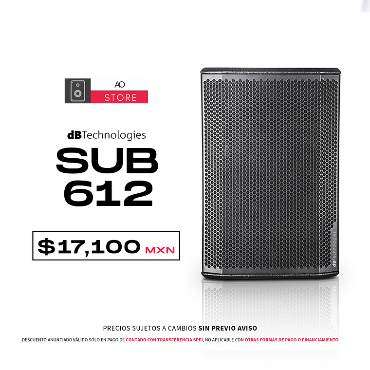 dB Technologies Sub 612 Subwoofer Activo 1