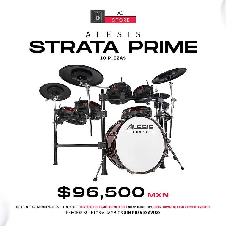 Alesis Strata Prime Batería Electrónica Kit de 10 Piezas 1