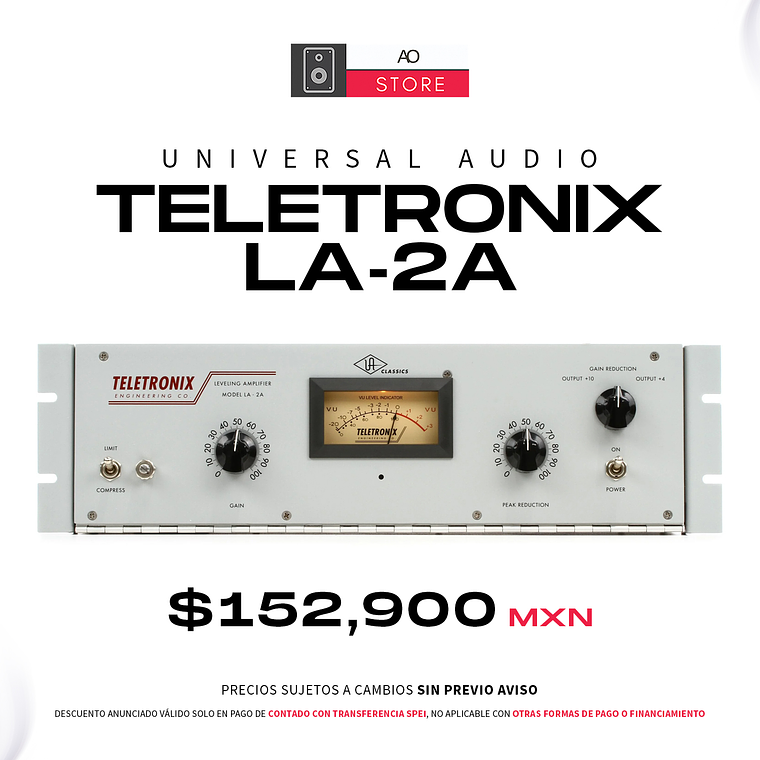 Universal Audio Teletronix LA 2A Compresor 1