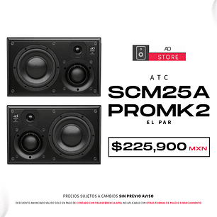 ATC SCM25A Pro Mk2 Monitores De Estudio (2 Piezas)