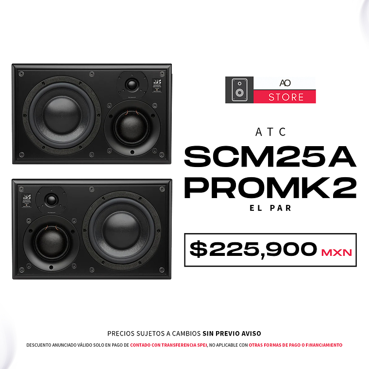 ATC SCM25A Pro Mk2 Monitores De Estudio (2 Piezas) 1